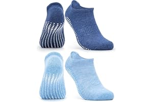 Occulto CALZINI ANTISCIVOLO per DONNA e UOMO (2-4 PAIA), CALZE ANTISCIVOLO DONNA e UOMO per YOGA, PILATES e FITNESS