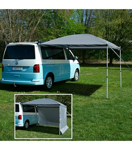 Eurotrail Sonnendach Fjord fr Campingbus Busvorzelt z.B. VW T4 T5 300x240  cm Neuheit : Amazon.de: Sport & Freizeit