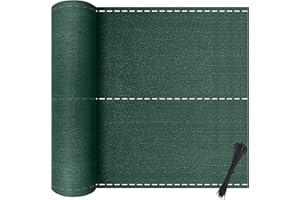 XINZI Osłona ogrodzenia na balkon, wysokość 150 cm, 150 g/m², HDPE, ochrona przed wiatrem z oczkami i opaskami kablowymi, odporna na warunki atmosferyczne, siatka zacieniająca, do ogrodu, na taras,