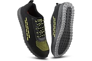 FUEL Armour-1-DD ISI Marked Safety Shoes for Men | Steel Toe Cap, 200 Joule Impact & Compression Protection | Anti-Slip Oil & Water Resistant PVC Sole | Lightweight Industrial Work Shoes | Electrical Hazard Safe