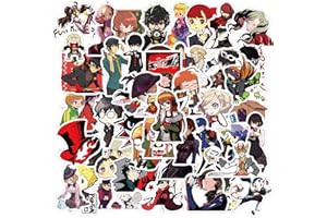 TACOMEXI Gioco PERSONA Sticker Pack 50 pezzi, adesivo in vinile per bottiglie d'acqua laptop skateboard notebook, regalo per adulti bambini adolescenti