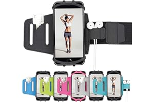 J.A.N-GreenLife Multifunktionales Sportarmband für Smartphones – kompatibel mit nahezu Allen Handys (iPhone, Samsung, Huawei, usw), für Ober- und Unterarm, handyhalterung für Joggen, Fitness, Sport