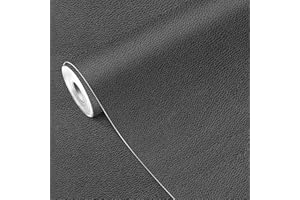 MICTER Leder Reparatur Patch, 40x200cm Kunstleder Selbstklebend, Leder Patch Kit Selbstklebende Lederflicken für Sofas, Autositze, Möbel, Handtaschen, Jacken (Dunkelgrau)