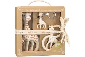Vulli - So'Pure - Coffret Sophie la Girafe : un Jouet, un anneau de dentition, un porte clé