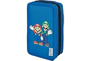 Scooli - Tripledecker Super Mario - Estuche Escolar con bolígrafos y Accesorios Ideal para el Colegio, el Tiempo Libre y para Llevar - a Partir de 6 años