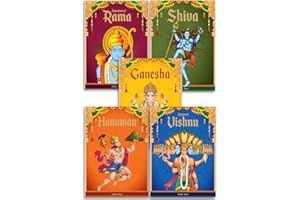Children's First Mythology Stories - Pack of 5 books (Ram, Shiva, Hanuman, Ganesha, Vishnu) (Classic Tales from India)