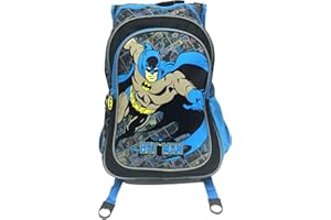 DC BB Designs Europe Unisex-Child Batman - Junior Backpack Bag Blue (Blue)
