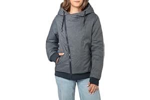 Sublevel Übergangsjacke Damen – Bequeme Jacke mit Schrägem Reißverschluss für Frühjahr und Herbst