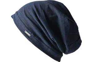 CHARM Herren Damen Beanie Baumwolle 100% Hut Sommer Kunstseide Dünn Licht Schweiß
