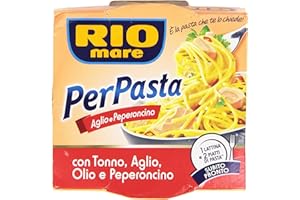 Rio Mare Para pasta, atún, ajo, aceite y chile, 160 g