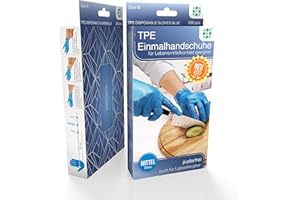 SF MEDICAL PRODUCTS GMBH SF Medical Products - Guanti monouso in TPE, 2000 pezzi, 10 scatole (M, TPE), guanti usa e getta, senza talco, senza lattice, non sterili, nero