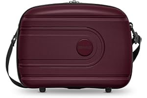 REDOLZ Hartschalen Handgepäck Kosmetik-Koffer | Stabiles Beauty-Case mit Aufsteckfunktion | 34 x 17 x 27 cm aus leichtem Polypropylen (Essentials 11)