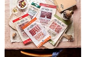 The Real Cure - Dinner Party Charcuterie Box - The Perfect Meat Selection to Share with Friends and Family - Pre-Sliced, No-Cook Nibbles