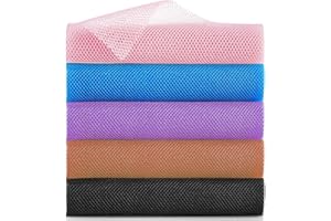 TAIXING Afrykańska gąbka siatkowa, długa, nylonowa, afrykańska gąbka dla mężczyzn i kobiet, do codziennej pielęgnacji ciała, bogata pianka (80 x 30 cm, różowa, fioletowa, czarna, brązowa, niebieska)