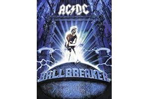 BERONAGE ACDC Rock Decke AC/DC Ballbreaker Blau 150 x 200 cm weiche Hard-Rock Fleecedecke Flauschdecke Kuscheldecke Wohndecke Sofadecke Bon Scott Malcom Young Evans Axl Rose Hells Bells Pass. zur Bettwäsche
