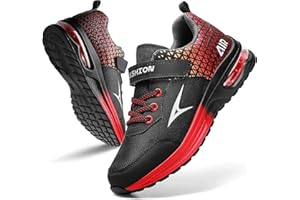 ASHION Boys Trainers Kids Sneakers Running Shoes Girls Tennis Walking Arch Support Lightweightreathable Sport Athletic