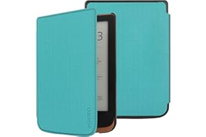 VOVIPO Smukłe etui hardshell do Pocketbook Touch HD 3 / Touch Lux 5 / Touch Lux 4 / Basic Lux 2 E-Reader - Wysokiej jakości lekka obudowa ze skóry PU z funkcją automatycznego uśpienia/budzenia
