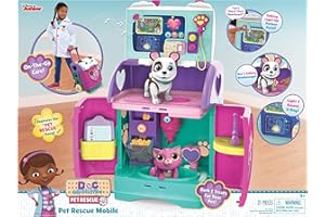 DOC MCSTUFFINS 92446 Baby All In One Nursery Just Play Pet Rescue Mobile, Multicolor