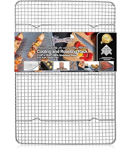 Decora Küchengitter 38x26cm | Stahl Abkühlgitter Für Kuchen & Gebäck