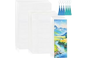 BONKEE Watercolor Paper Bulk140lb/300gsm 100% Cotton Artist Sketch Easel Acrylic Painting Loose Drawing Oil Pastel Art Paper,Art Supplies for Kids Child Students Artists Adults(45 Sheets)