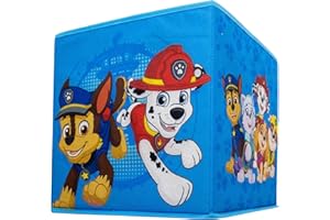 Character World Paw Patrol Lot de 2 boîtes de rangement pliables en forme de tour pour chambre d'enfant, salle de jeux pour enfants