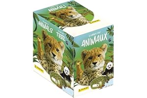 Panini Monde des Animaux-Les Records - Confezione da 36 tasche, 004625BOX36F
