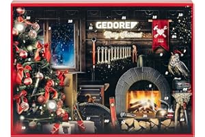Gedore Red Adventskalender 2024, 33 teilig, Werkzeugkalender für Männer, Männer Geschenk, R49013033