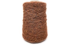 CHICCA TUTTO MODA Rocca Filato Alta Fantasia Uncinetto e Ferri per Abbigliamento e Accessori Moda 300g - 650m (Ruggine)