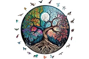 LMAZG Holzpuzzle Erwachsene, Puzzle 200 Teile, Holzpuzzle Tiere füR Erwachsene und Kinder, Unregelmäßige und einzigartige Rätsel, Anzug Puzzle füR Kinder ab 12 Jahren und Erwachsene, Rabatt