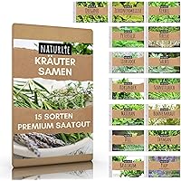15er Kräuter Samen Set von Naturlie, 15 Sorten Küchenkräuter im Kräutersamen Set, Kräuterset und Gewürzsamen für Küche…