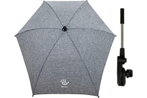 Altabebe AL7006-30 L’ombrellino parasole per passeggini Urban Lifeline Grigio scuro