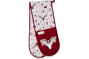 Cooksmart Un Guante de Horno Doble de Navidad nórdica