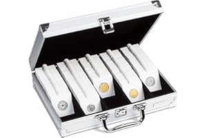 LEUCHTTURM Maletín para 650 funditas de monedas, 5 filas