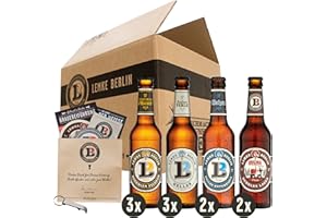 ‎BRAUEREI LEMKE BERLIN GMBH LEMKE Berlin Klassiker Paket | Mix-Paket traditionelle Biere, Bier Box deutsche Bierstile, Craft Beer nach deutschen Reinheitsgebot (10 x 0,33l) | inkl. 0,80 € Pfand