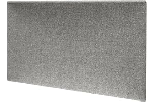 MOLLIS HOMELIKE INTERIORS MOLLIS Panneau Rembourré, Panneau Mural Rectangulaire et Décoratif, comme Tête de Lit ou Protection Contre Les Chocs, Réduit Le Bruit et Améliore L'acoustique, en Mousse, 60 x 30 cm, Gris Foncé