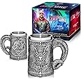 Dragon Glassware x Red One Krampushlap Stein - Official Merchandise - Stainless Steel Insulated Beer Mug - 17 oz