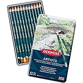 Derwent Artısts Serisi Kuru Kalem Seti 12'Li Metal Kutu