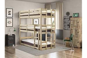 STRICTLY BEDS&BUNKS Pandora Triple Sleeper, 3ft Single
