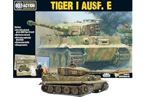Warlord Games Tiger I Ausf. E - 1:56 / 28mm German Army Plastic Scale Model Tank Kit for Bolt Action Highly Detailed World War 2 Miniatures