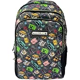 ToyBags Minecraft Pixel 25 School Backpack &ndash; Double Compartment &ndash; Adaptable to Trolley &ndash; Padded Back &ndash; Durable, Spacious and
