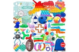 THE FRENCH WAY French Way Fidget Toys Pack – Lot de Jouets Anti Stress pour Enfants et Adultes – Objets Satisfaisants pour Evacuer Le Stress et Booster la Concentration – Fidgets TDAH avec Pop It Balle Anti-Stress