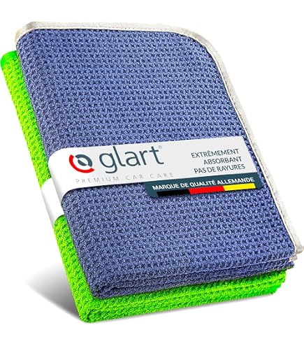TURBOCAR Lingettes Nettoyantes Voiture Surfaces Vitrées - Boîte Refermable 40 Lingettes, Sans Traces, Douces Non Abrasives