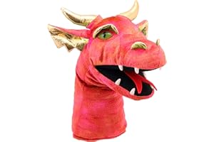 The Puppet Company Grande tête de Dragon Marionnette à Main, Rouge PC004805