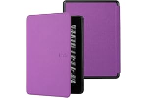 Pokrowiec Zgodne z 6 cal Kindle Paperwhite 10.Generacji 2018 (Numer Modelu: PQ94WIF), MOKASE Ultra Cienki Syntetycznej Skóry Pokrowiec z Inteligentną Funkcją Automatycznego Budzenia/Uśpienia, Purple