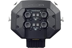ZOOM EXH-8 XLR Expansion Capsule for H8 Recorder – 4 Additional Mic Inputs for Music, Podcast & Field Recording