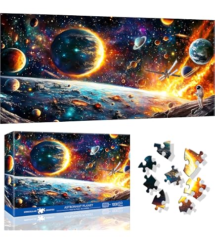Ulmer Puzzleschmiede – Puzzle Galaxie 1000 Pièces – Spirale 3D De L'Andromède, Univers