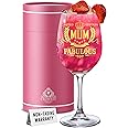 CROWNLY CRYSTAL® Mothers Day Gifts for Mum Wine Glass Personalised Gifts for Women Mummy Birthday Gifts for Women Wine Glasses for Her Mum Gifts Presents Glasses Drinking Mothers Day Gifts Glass