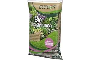Euflor Bio Urgesteinsmehl 10 kg Sack • Zur biologischen Regeneration • aktiviert das Bodenleben • Fördert die Gesunderhaltung von Rasenflächen • Für den Einsatz im ökologischen Landbau