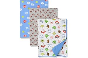 Amazon Essentials Coperte Avvolgenti Bambini e Ragazzi, Pacco da 3