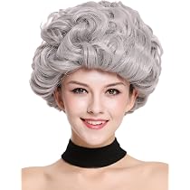 Perruque Femme Courte Grise Elsa 51 - Synthétique, Bonnet Classique Taille Moyenne, Neuve Avec étiquettes